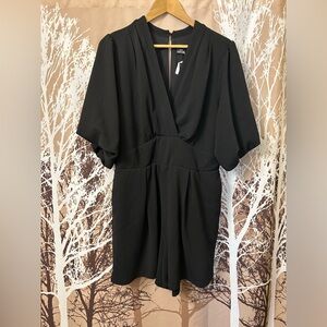 NWT City Chic Black V-Neck Playsuit/Romper